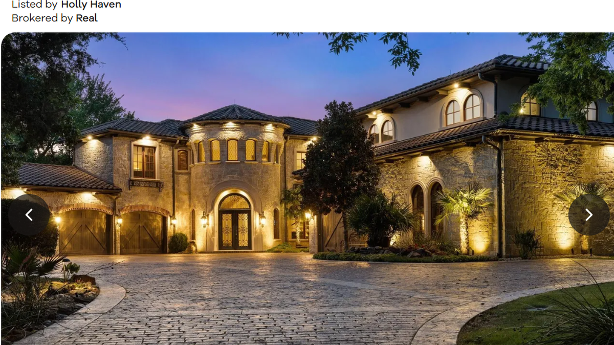 Exterior of the home