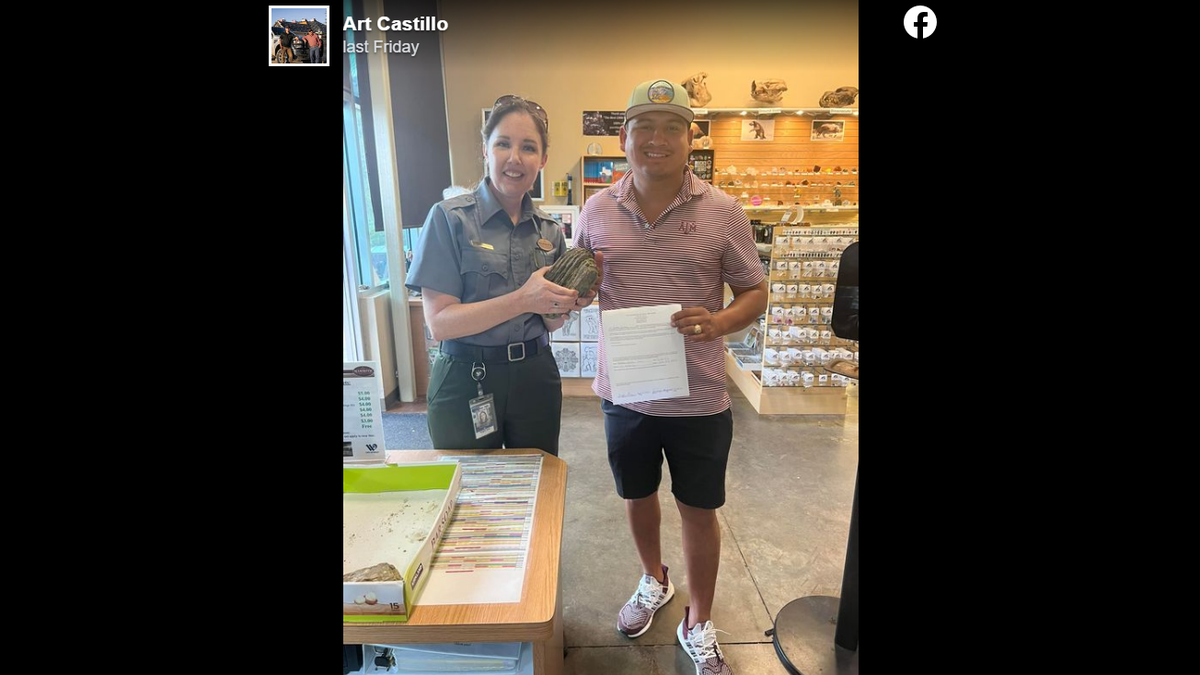 Art Castillo donated the mammoth tooth to the Waco Mammoth National Monument.