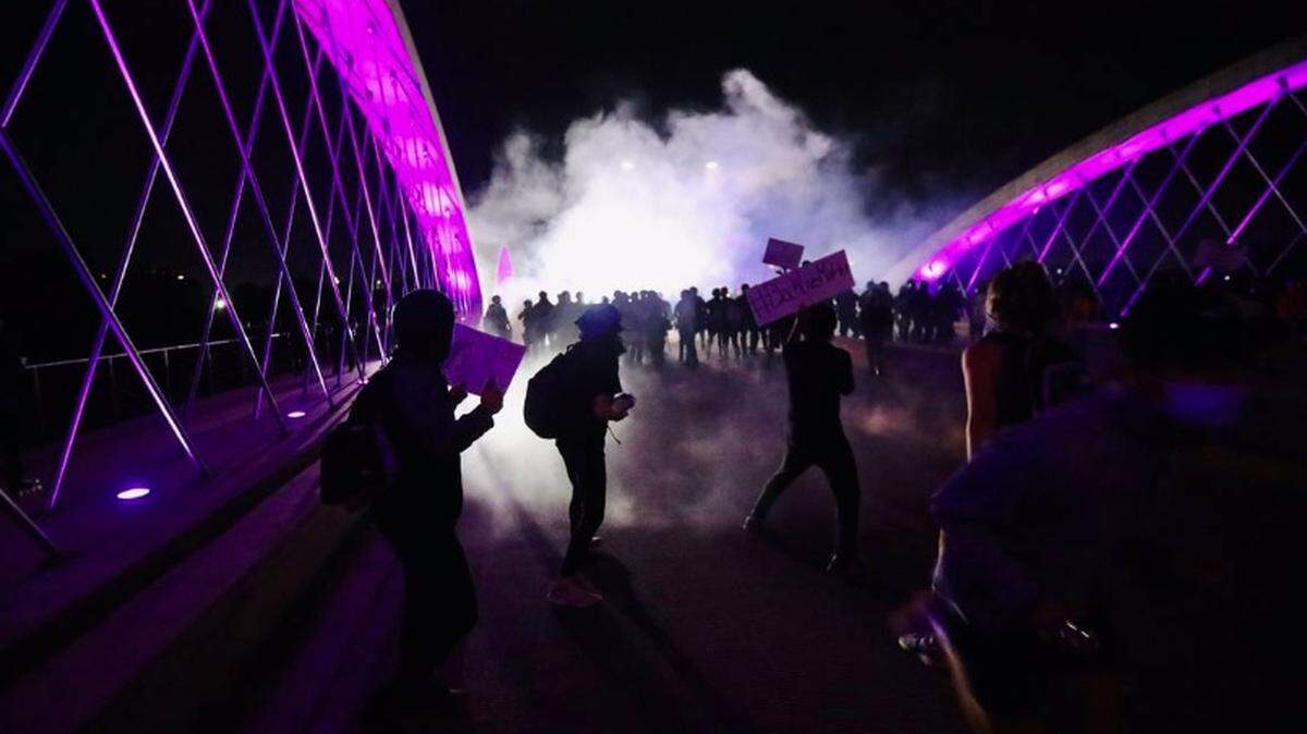 About half the protesters arrested over the weekend in Fort Worth, Texas live in North Texas, according to jail records.