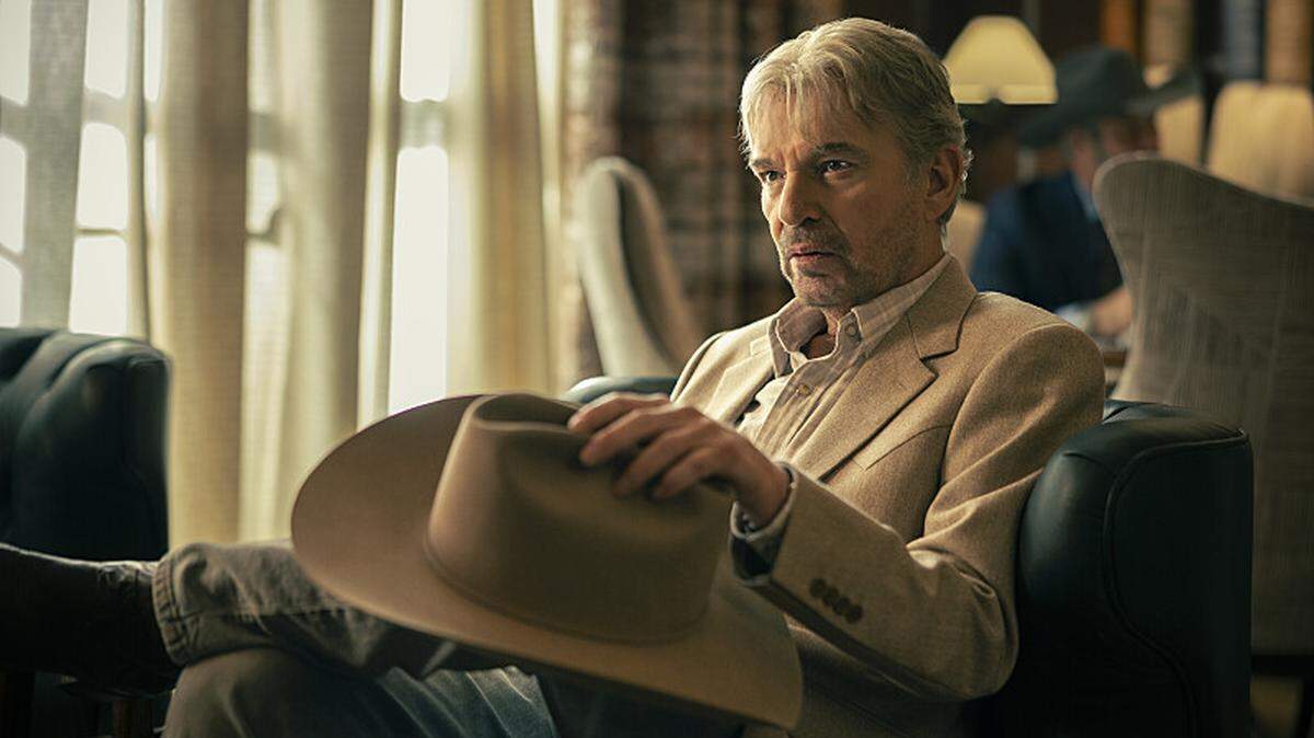 Billy Bob Thornton as Tommy Norris in “Landman” episode 1, season 2, streaming on Paramount+.