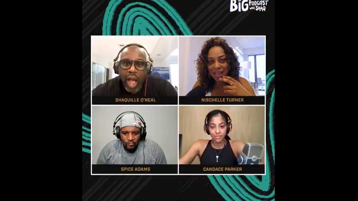 Shaq had a strong reaction to Parker becoming the first woman to grace the cover of NBA2K