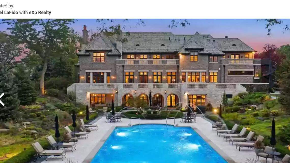 A castle-like estate that was named “the most beautiful home for sale in the state” by Architectural Digest in 2017 has gone back on the market in Barrington Hills, Illinois, for $9.5 million.