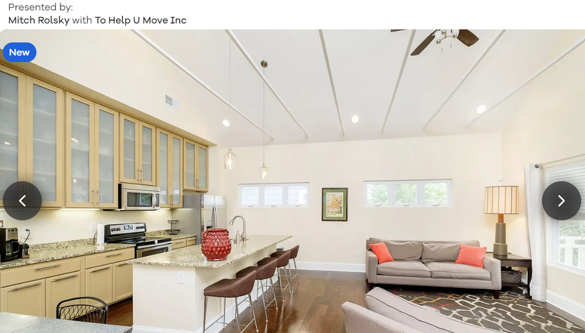 Kitchen and living room