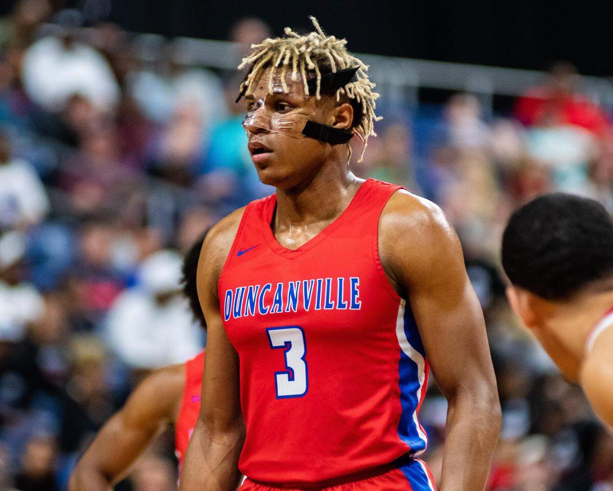 Duncanville senior Jahmius Ramsey vs. North Shore, Friday March 8, 2019.