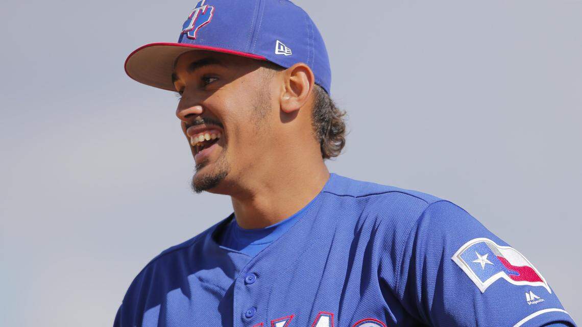 Triple A Round Rock first baseman Ronald Guzman will be join the Rangers Friday in Houston. He's likely to make his major league debut against the Astros. He's being called up because Elvis Andrus has been placed on the disabled list with a broken right elbow. Guzman will play first base and Joey Gallo will move to left field.