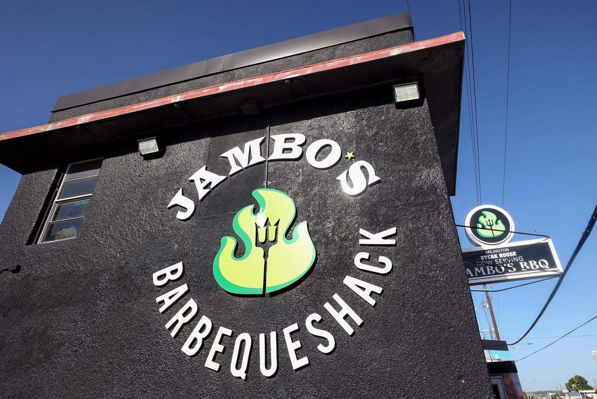Betty Turner has been a pitmaster at Jambo’s BBQ in Arlington since 2013. Turner is one of two female pitmasters at the restaurant.