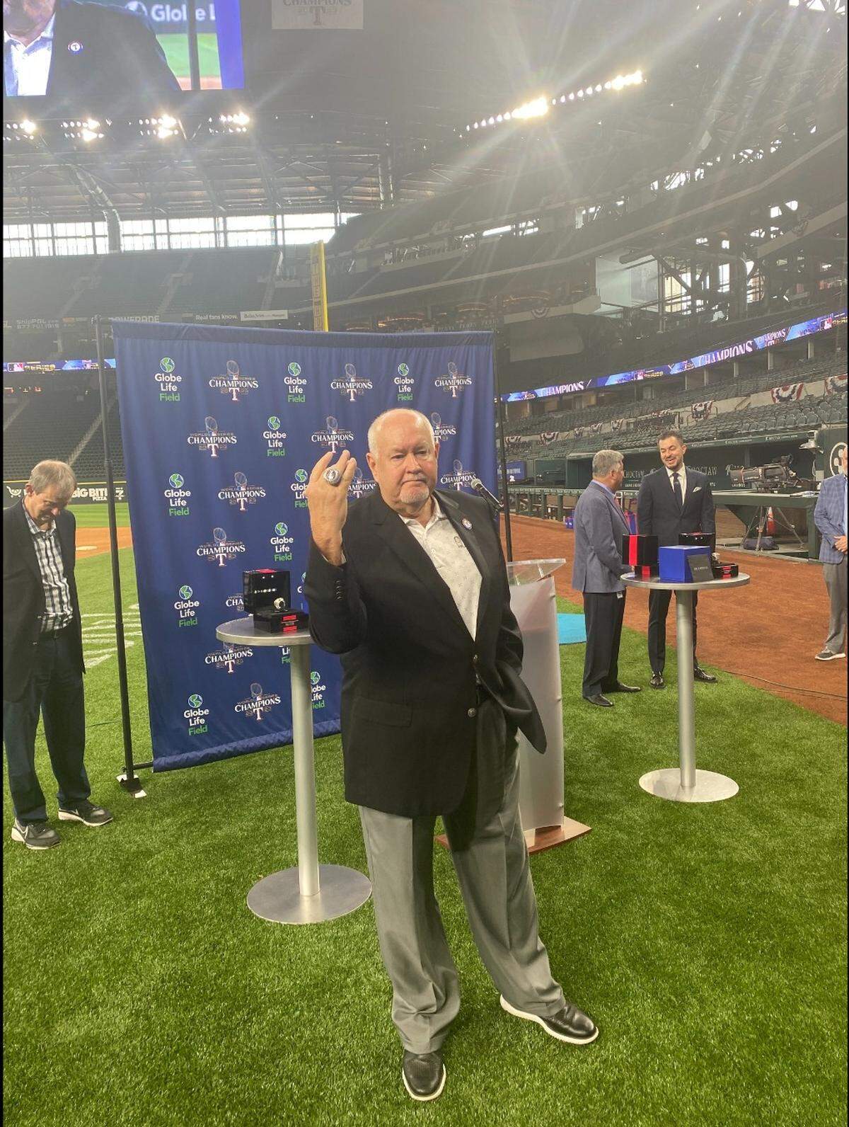 Texas Rangers EVP of Ballpark Entertainment, Promotions, and Production Chuck Morgan.