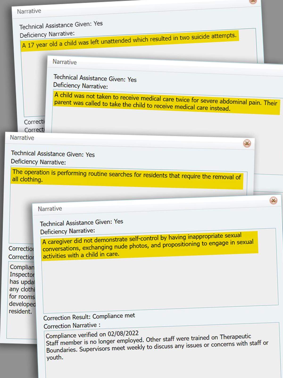 A database maintained by the Texas Health and Human Services Commission details scores of violations at Fort Behavioral Health.