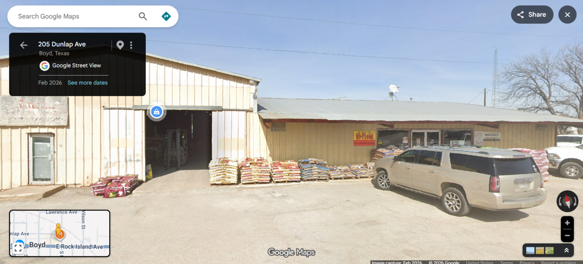 The Boyd Feed Store at 205 Dunlap Ave.