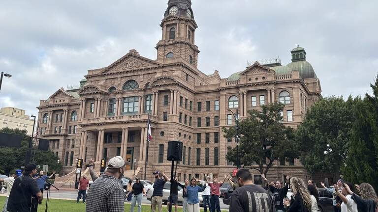 Mercy Culture protests ‘evil spirits,’ prays for God’s intervention in Tarrant