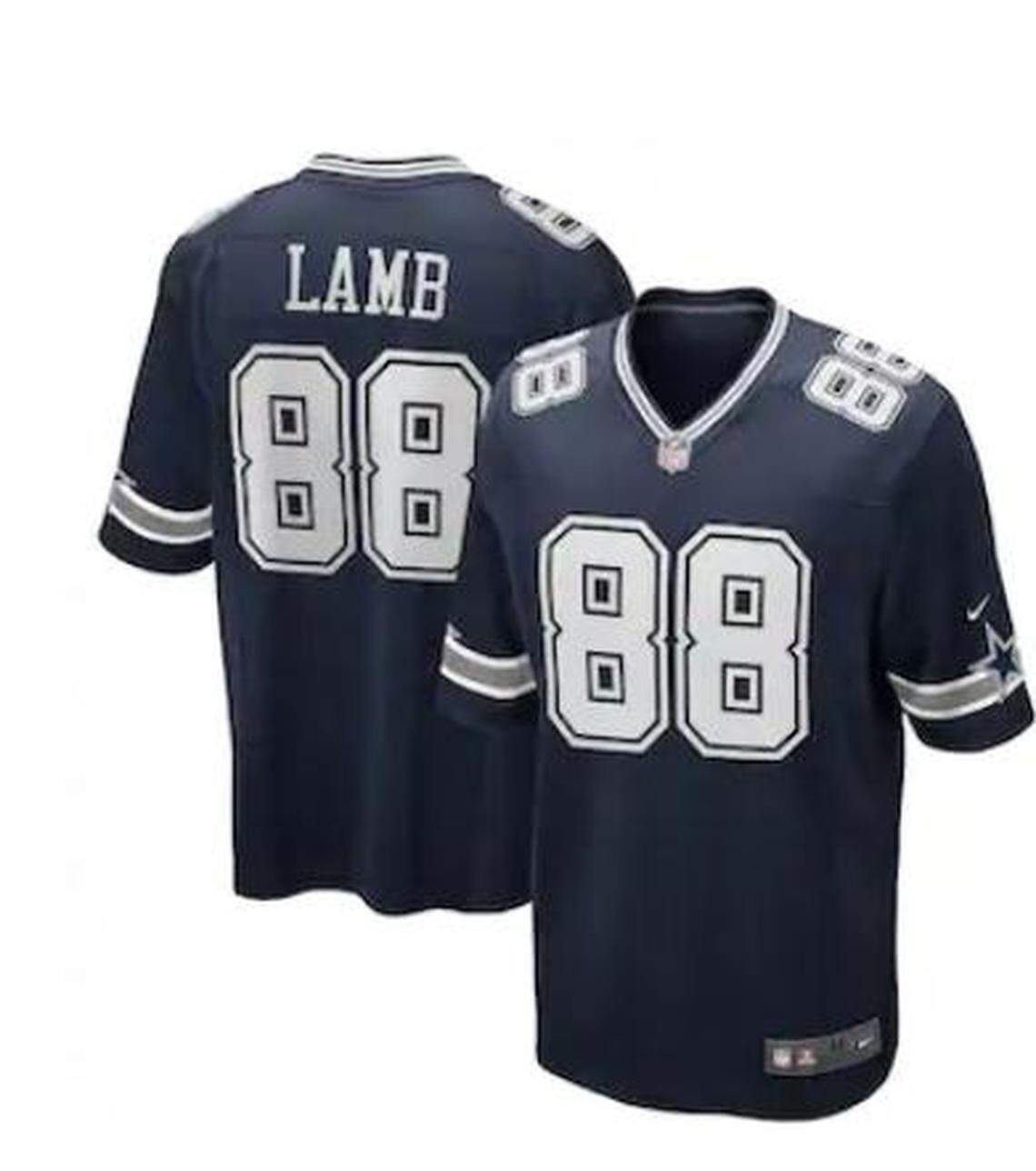Receiver CeeDee Lamb will wear No. 88 with the Dallas Cowboys