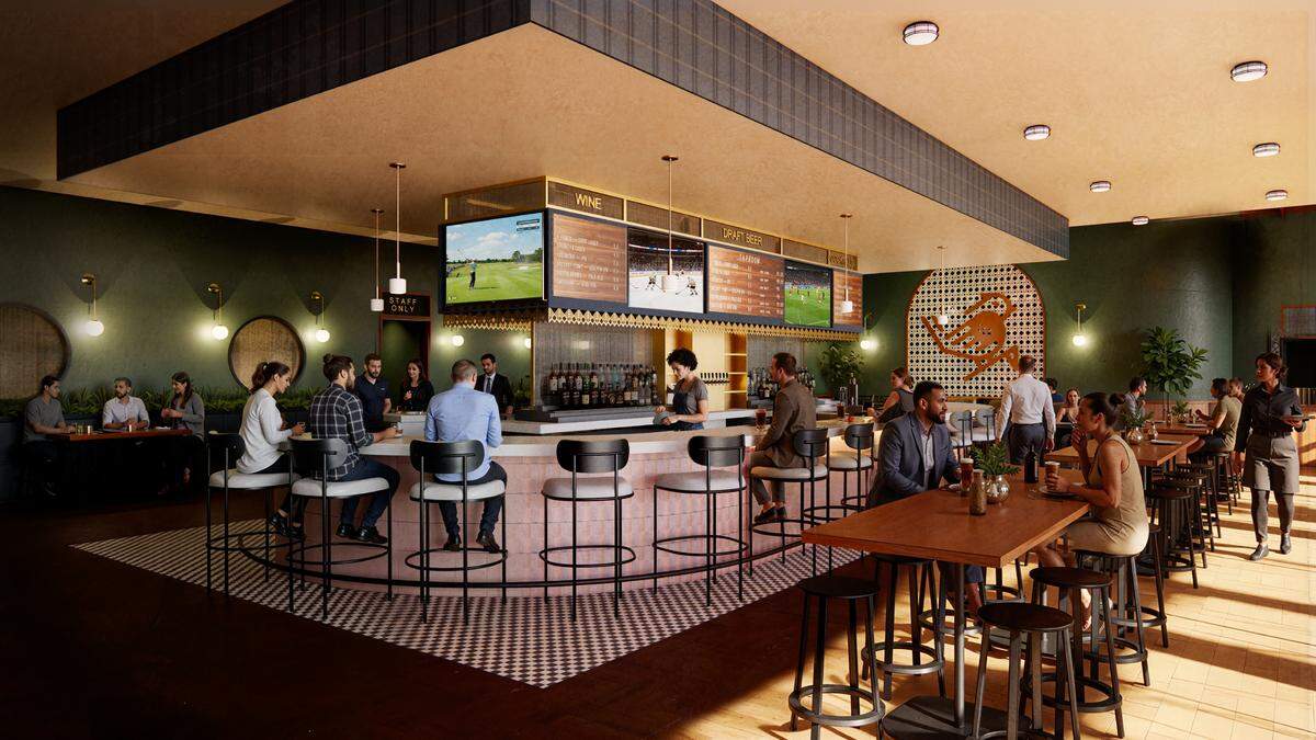 The Dirdie Birdie indoor mini golf has a bar and dining room in the 9,200 square foot space that used to be home to Bottled Blonde bar.