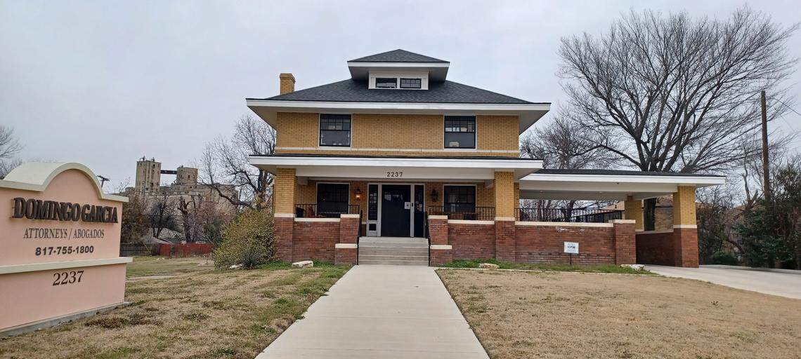 Domingo Garcia’s Fort Worth law office at 2237 S. Hemphill St.