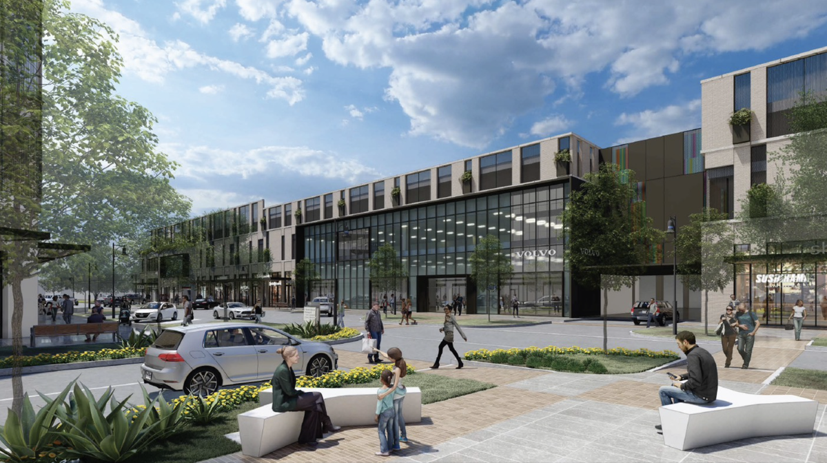 A $400 million project involves the relocation of Autobahn Fort Worth dealerships from White Settlement Road to Clearfork.