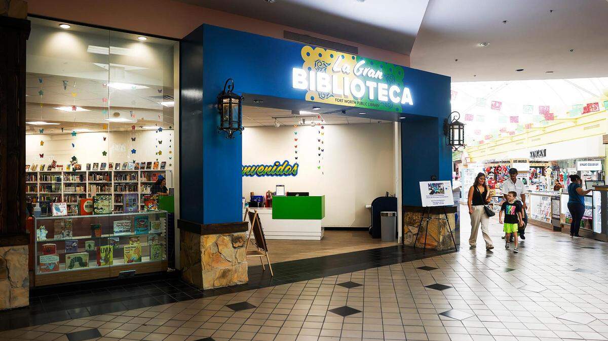 La Gran Biblioteca opened in February 2022 in La Gran Plaza as a replacement for the Seminary South branch just north of the mall across Bolt Street. Library officials say the location has seen an increase in program participation, but some residents feel the smaller location isn’t meeting the community’s needs.