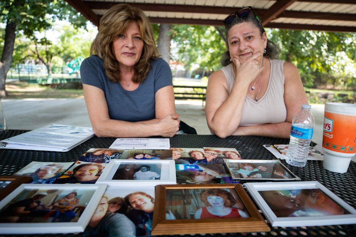 Georgia Dodd and Angela Harvey’s mother. Ruth Irene Carrell, died at Azle Manor during the coronavirus pandemic.