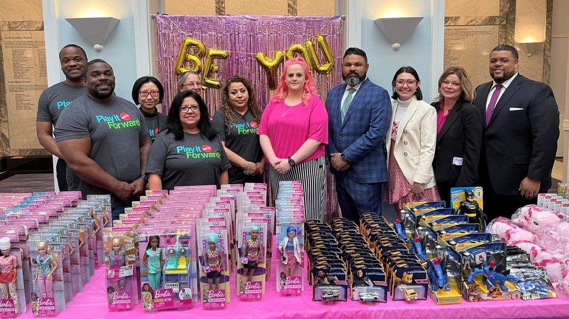 Mattel donates 2,000 Barbies, toys to Cook Children’s hospital, honoring Athena Strand