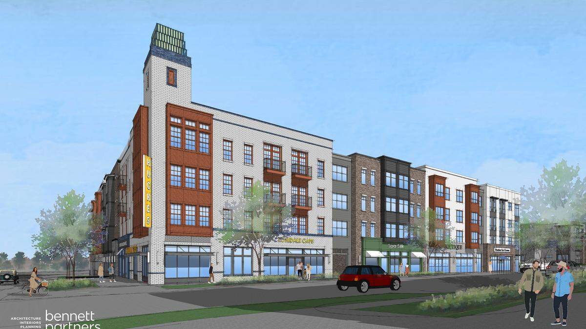 “Hughes House” named for legendary high school baskeball coach Robert Hughes Sr. will add 162-units of mixed income housing to Stop 6