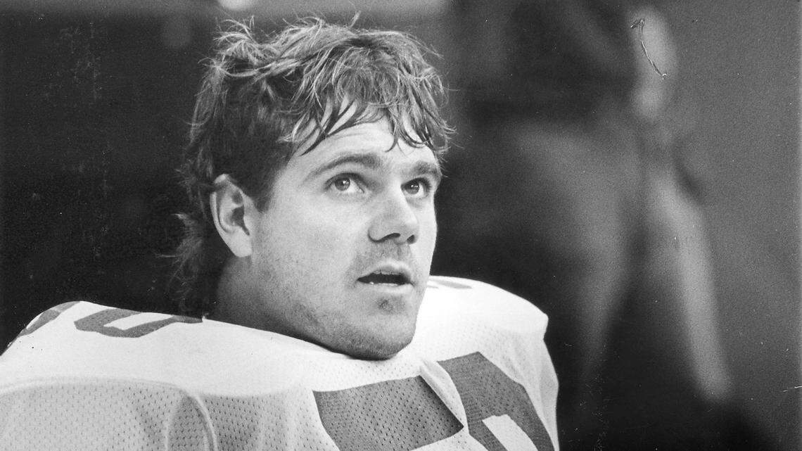 Jeff Rohrer, former linebacker for the Dallas Cowboys. For Then & Now. Dated November 1987. (Star-Telegram Archives)