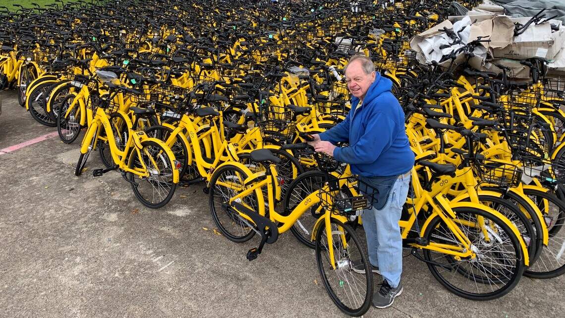 What would you do if more than 500 perfectly good bicycles fell into your lap?