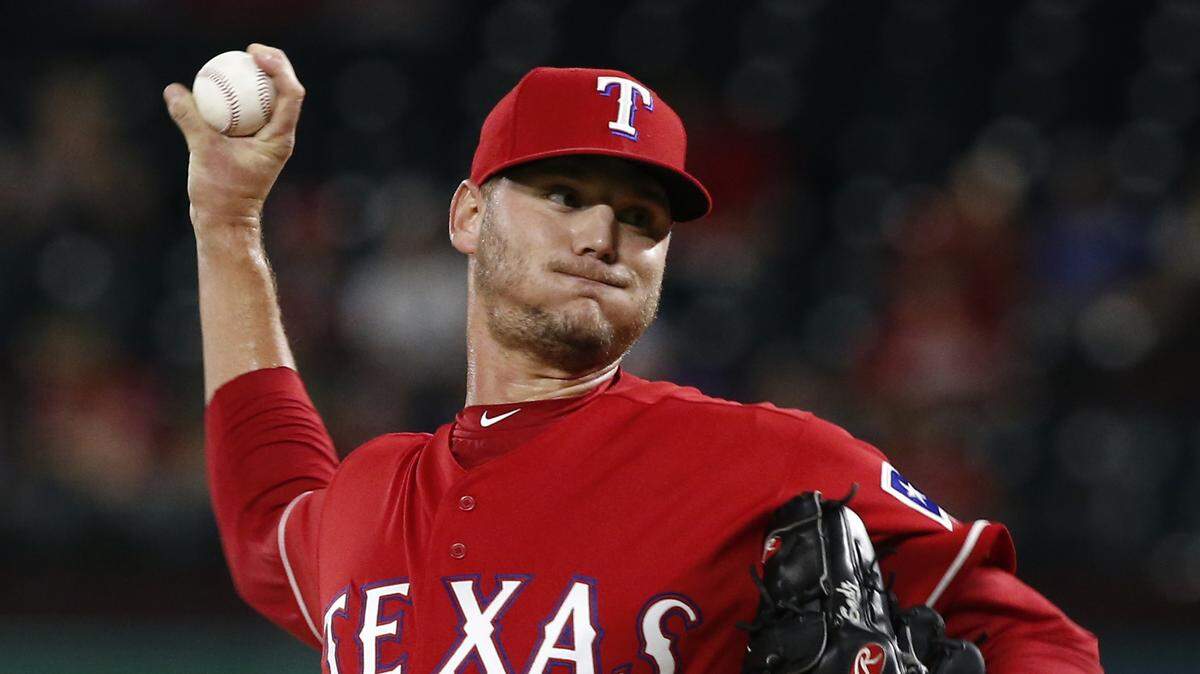 Connor Sadzeck hit 100 mph Saturday night with his fastball, and he was joined in the Rangers’ bullpen Tuesday by strong-armed C.D. Pelham.