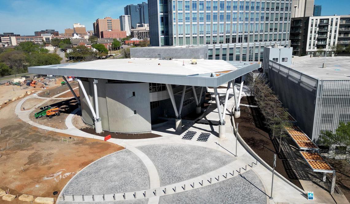 The new Fort Worth City Council Champers bon Monday, March 24, 2025. The city will welcome the public into the chambers for the first time on Tuesday.