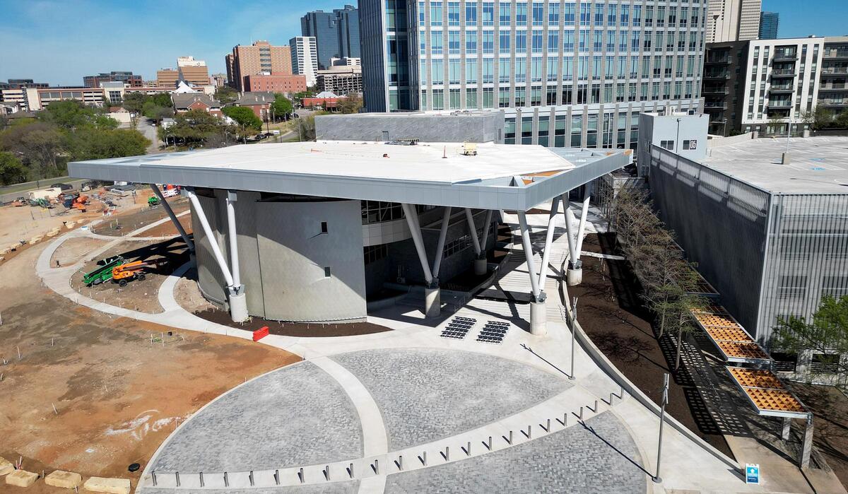 The new Fort Worth City Council Champers bon Monday, March 24, 2025. The city will welcome the public into the chambers for the first time on Tuesday.