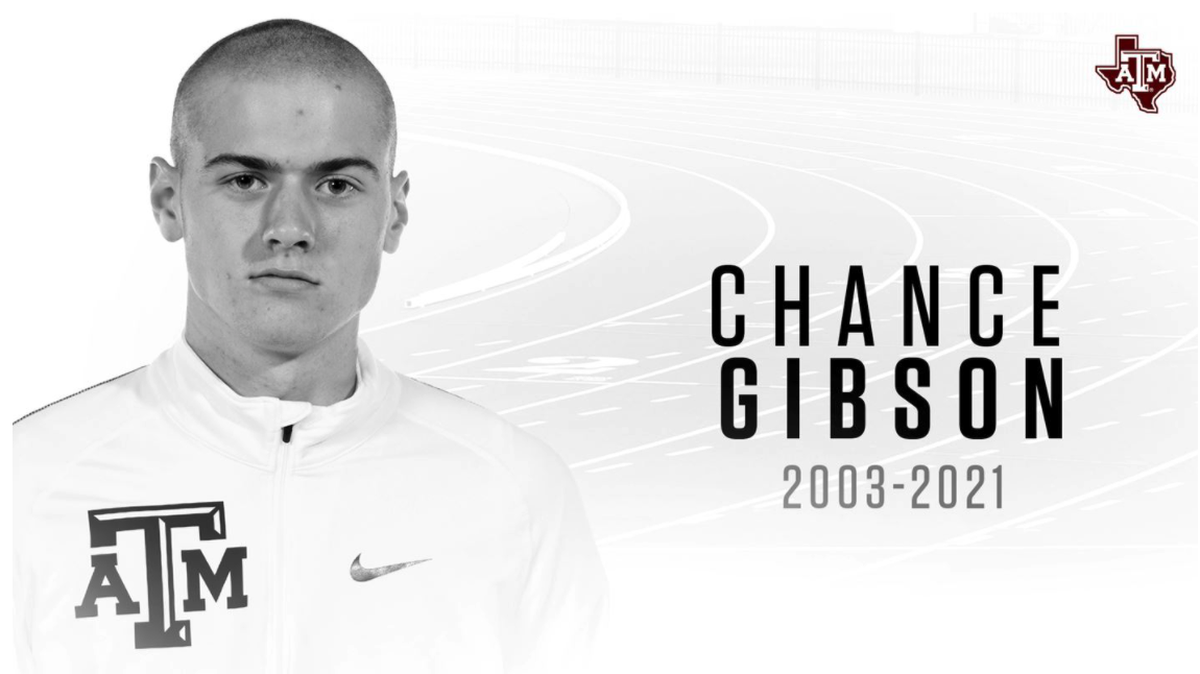 Chance Gibson, a two-sport athlete at Texas A&M University, was killed in a car crash as he returned home.