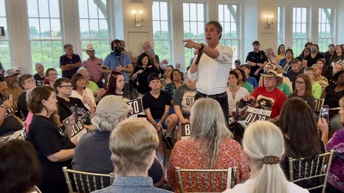 The heckler at Beto O’Rourke’s Mineral Wells town hall has come forth to say he wasn’t laughing at the Uvalde shooting, but the gubernatorial candidate’s lack of gun knowledge.
