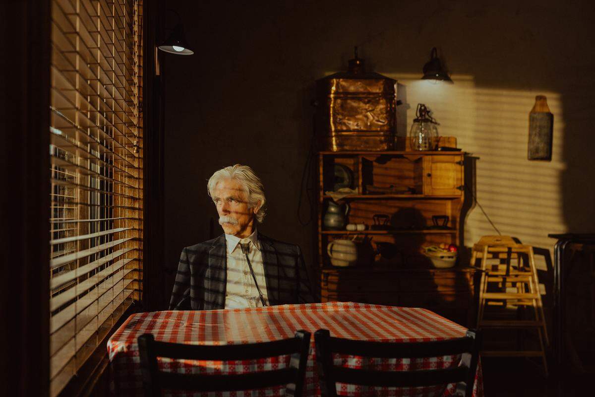 Sam Elliott as T.L. in “Landman” episode 4, season 2, streaming on Paramount+.