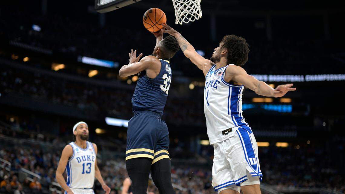 Duke center Dereck Lively II (1)  could have a big impact for the Dallas Mavericks in the upcoming season. 