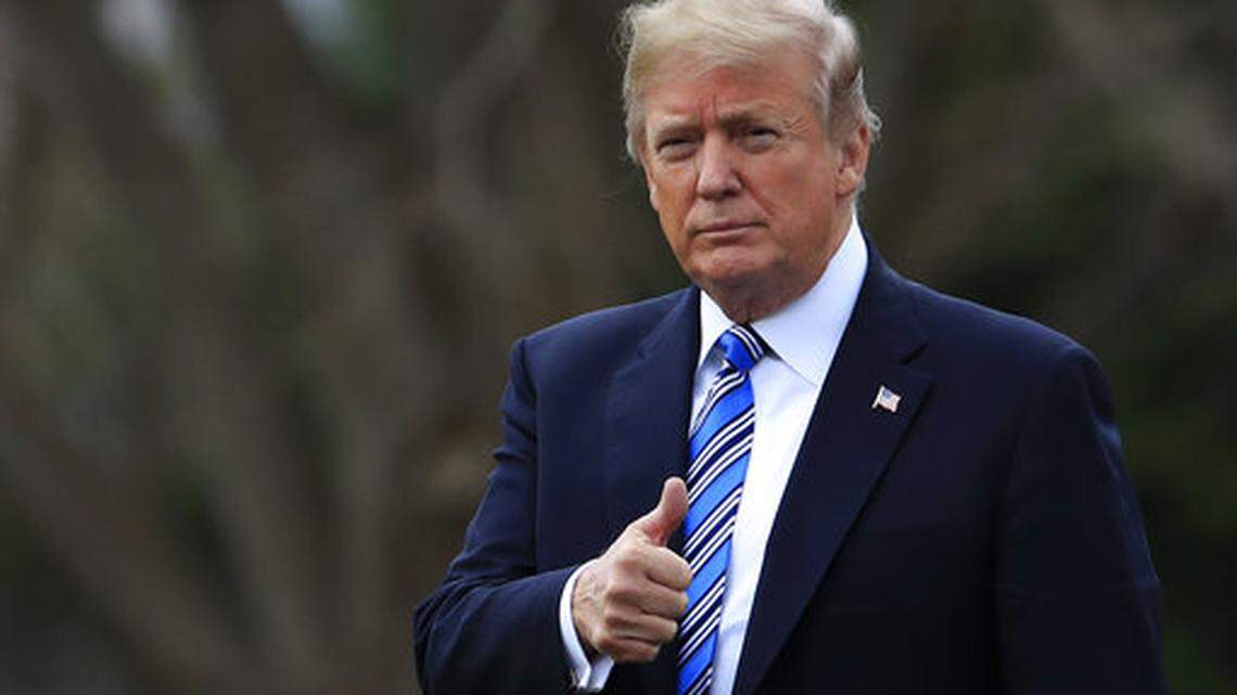 President Donald Trump gets identical marks in a new Texas poll from those who approve and disapprove of the work he's doing.