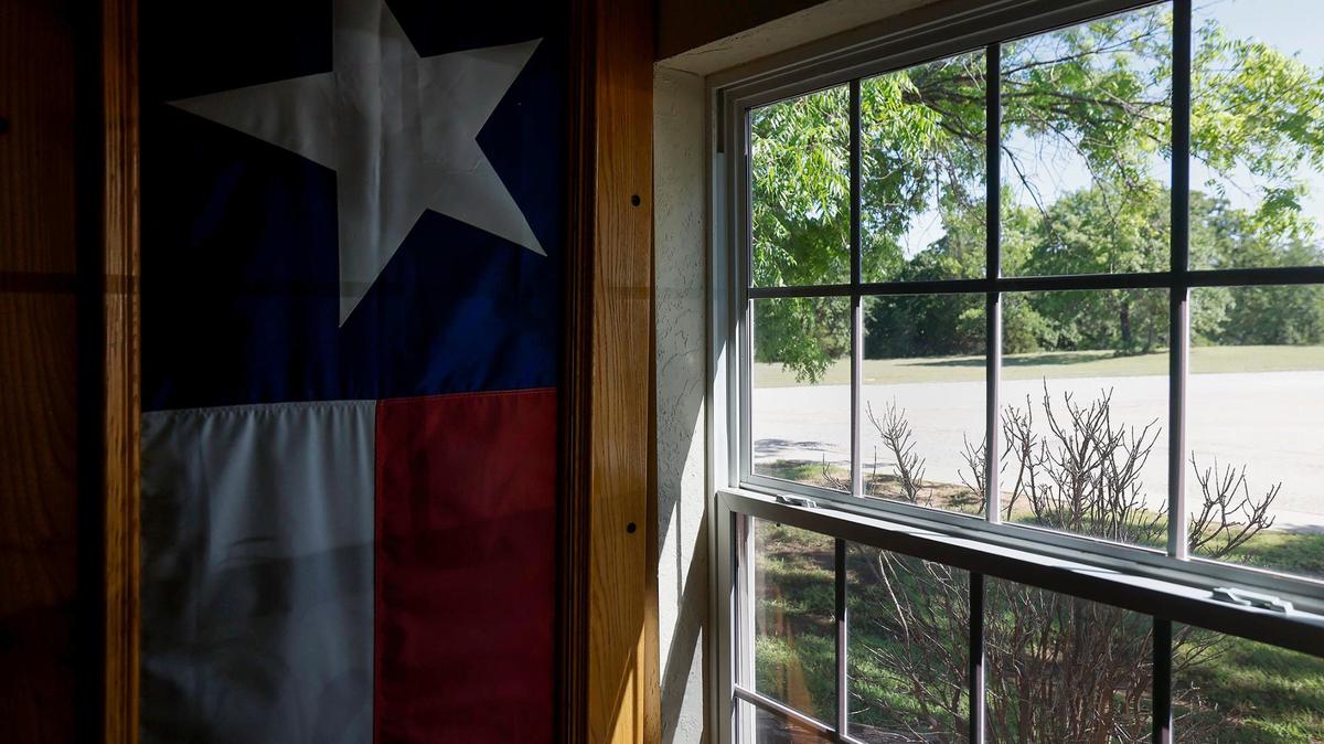 The Texas flag.