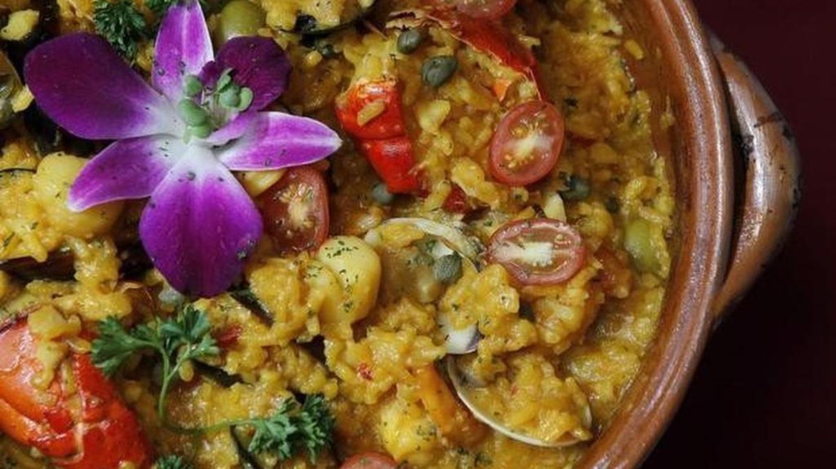 Paella at Havana Bar & Grill in Arlington
