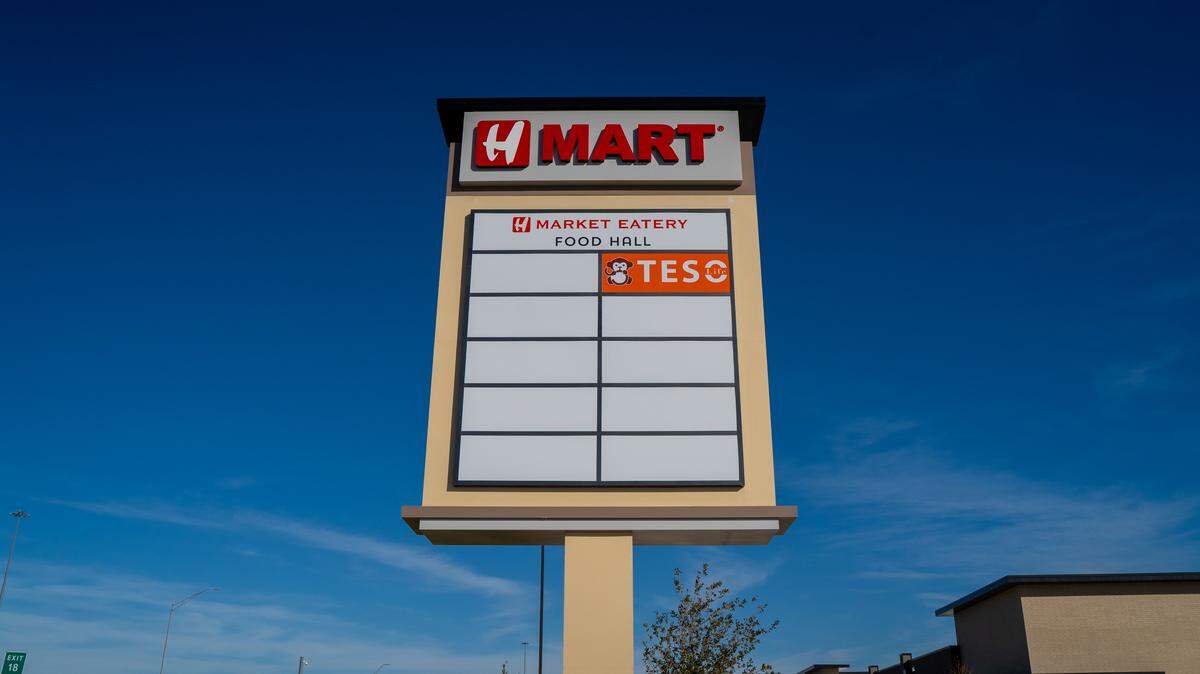 The new H Mart Plaza along NE Loop 820 in Haltom City is fully leased, according to the city. It is scheduled to open in the spring.