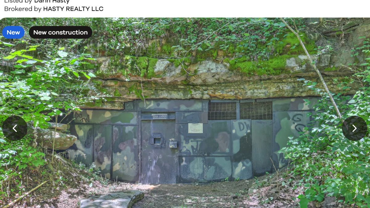 Exterior of the bunker