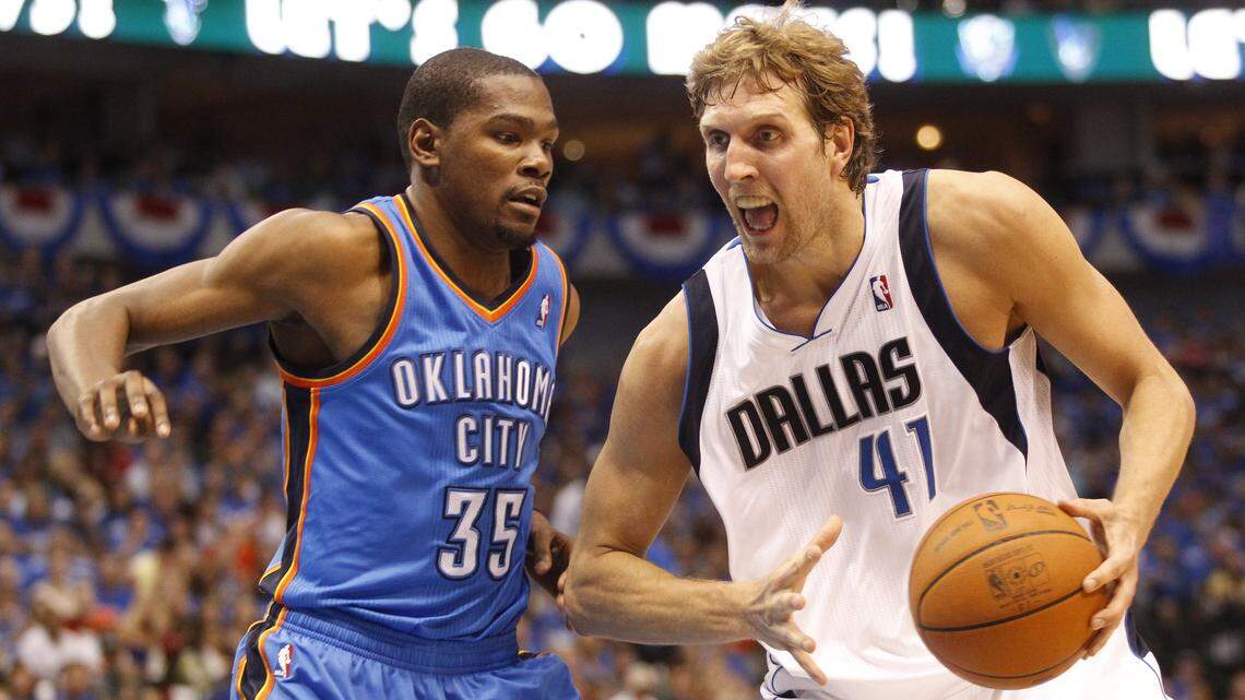 Kevin Durant praises Dirk Nowitzki after passing him on the NBA’s scoring list