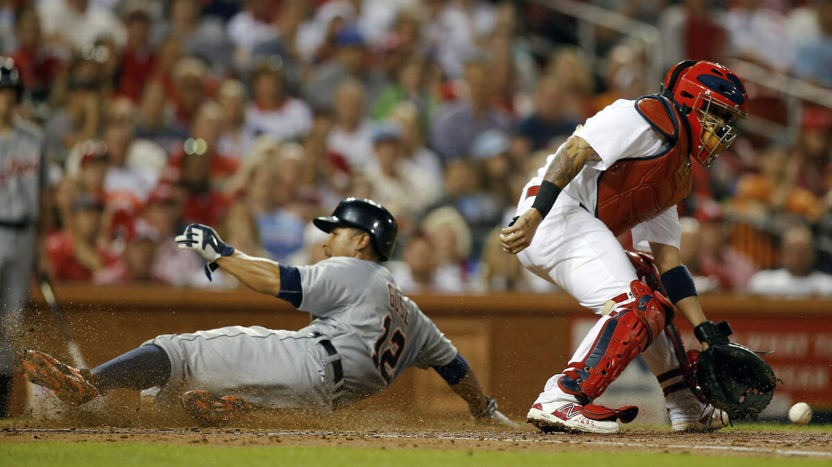 Anthony Gose, left, has made stops with Detroit, Toronto, Houston and Texas.