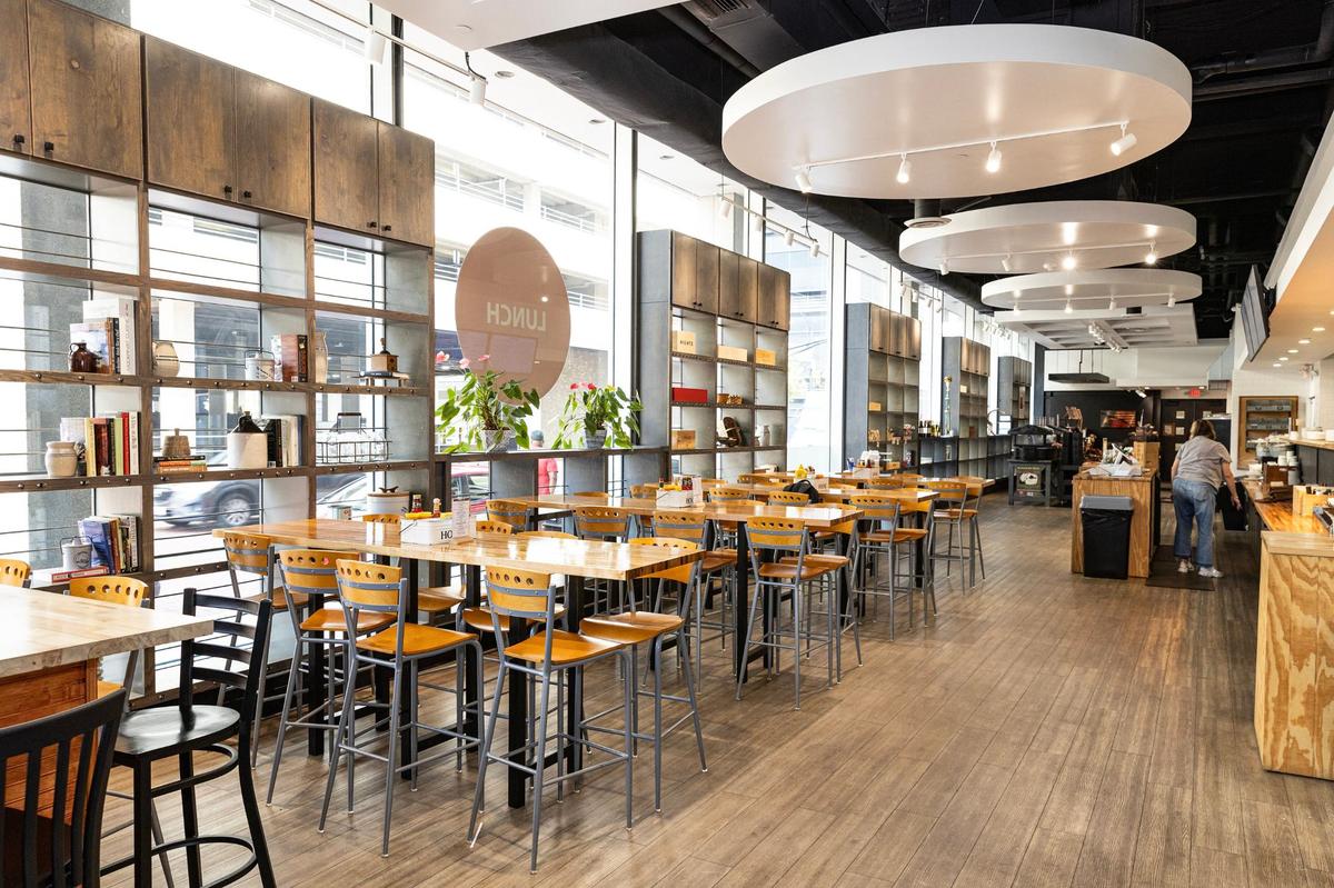 The interior of the Neighbors House restaurant in downtown Fort Worth on Thursday, Aug. 22, 2024.