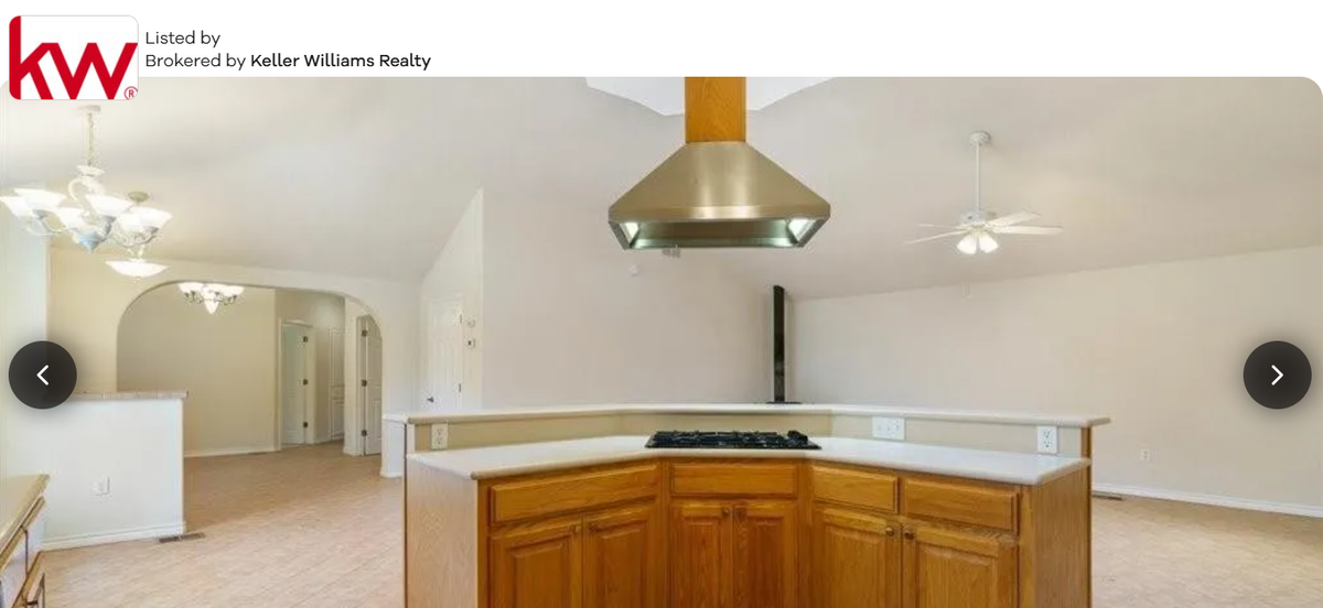 Kitchen and living area