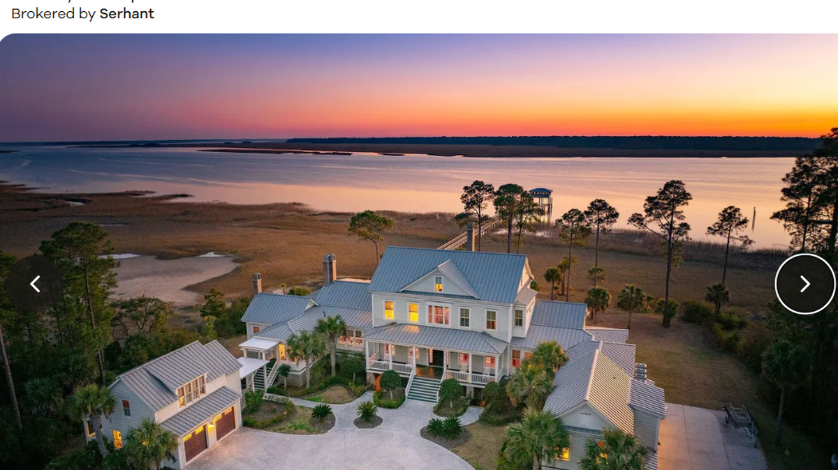 The estate has dramatic views from almost every angle.