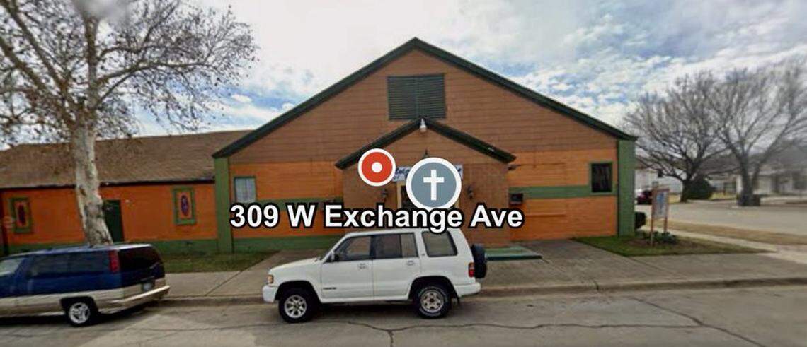 A fire was reported Tuesday night, July 1, at a former church located at 309 W. Exchange Ave. near the Fort Worth Stockyards.