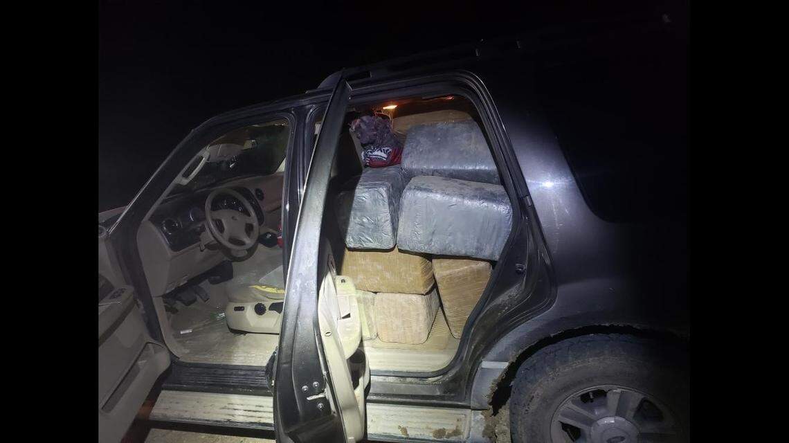 Police in Texas say a man left behind his ID along with more than 1,000 pounds of marijuana.