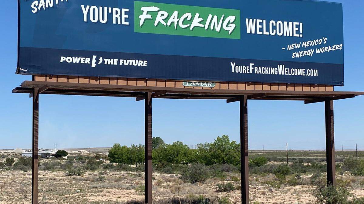 In 2021, oil and gas workers wanted to send a message to New Mexico officials about restrictions on hydraulic fracturing, or fracking.