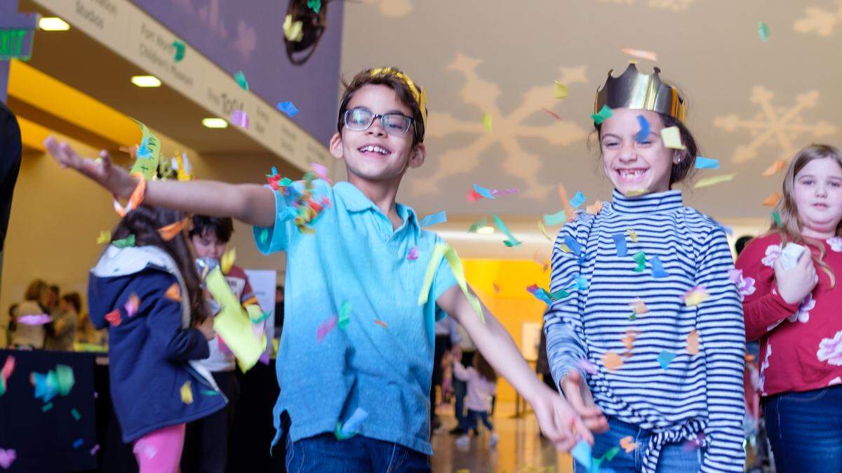 The Fort Worth Museum of Science and History started the “Noon Year’s Eve” event in 2019 to give children and their families a place to go during New Year’s Eve day.