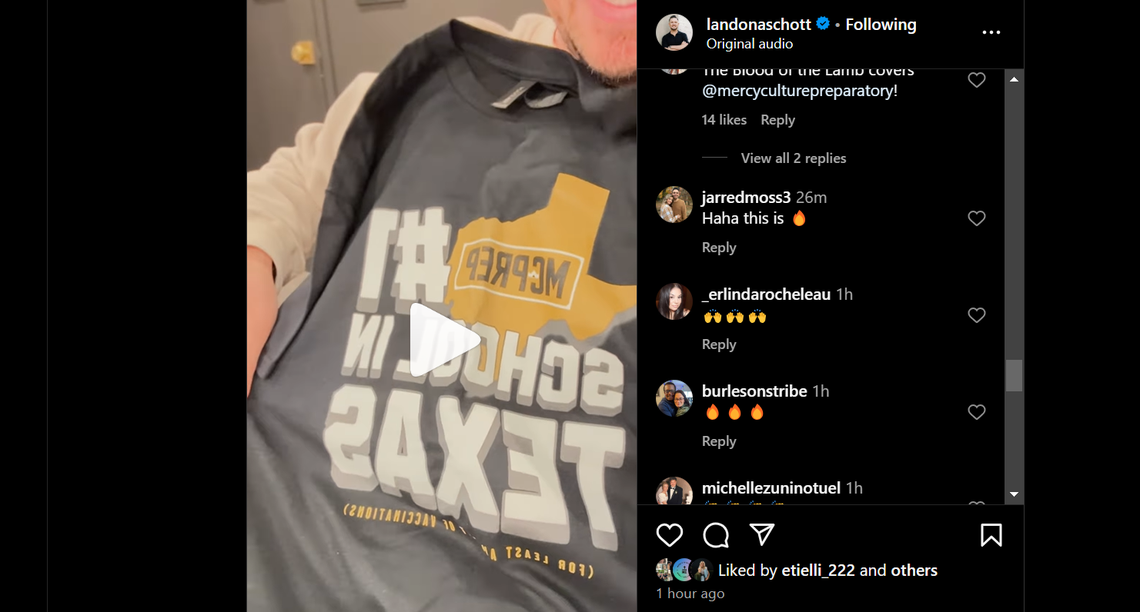 A screenshot of an Instagram video