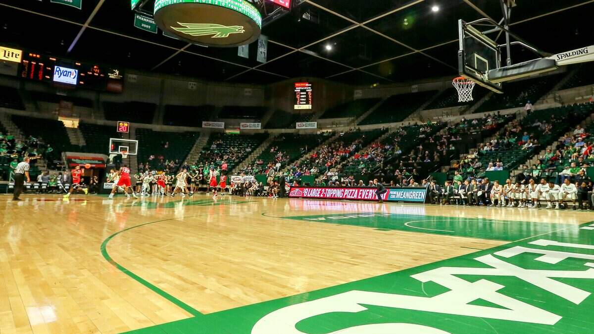 Three UNT starters finished in double figures as the Mean Green held off Georgia Southern, 65-62, in their best start in program history on Saturday at the Super Pit.