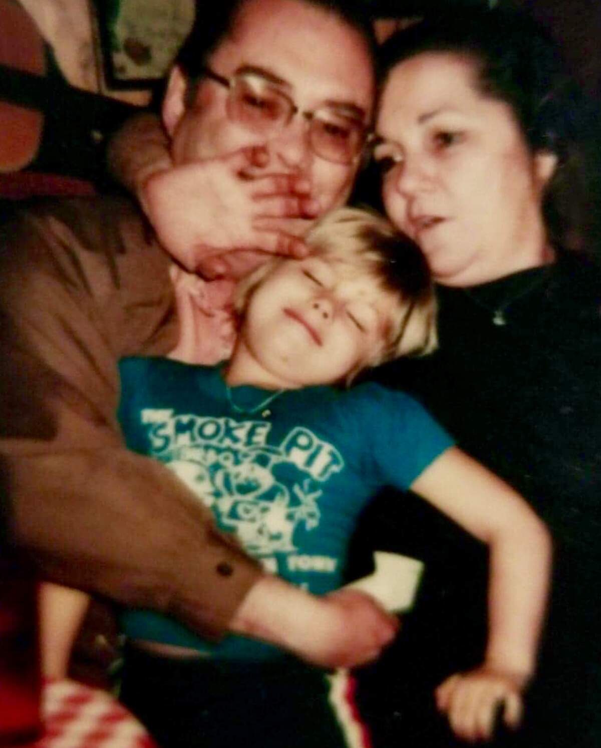 Smoke Pit founder Betty Mullen, right, in 1979 with John Mullen and granddaughter Delanya, who took over for several years.