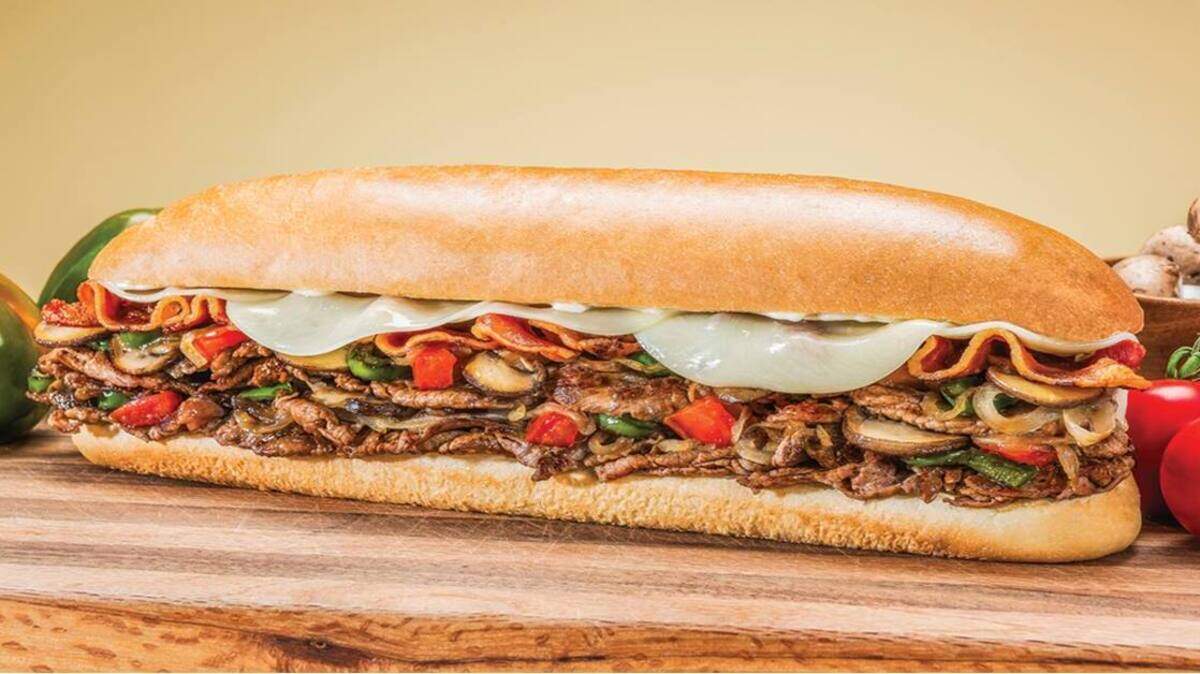The ‘Steak Bomb’ sandwich at Jon Smith Subs.