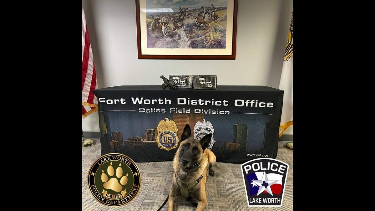Investigators recovered more than two kilograms of cocaine, valued at over $118,000, and a gun when they arrested two suspected drug traffickers who led officers on a chase from Lake Worth to Fort Worth on Monday, Dec. 9, 2024, police said.